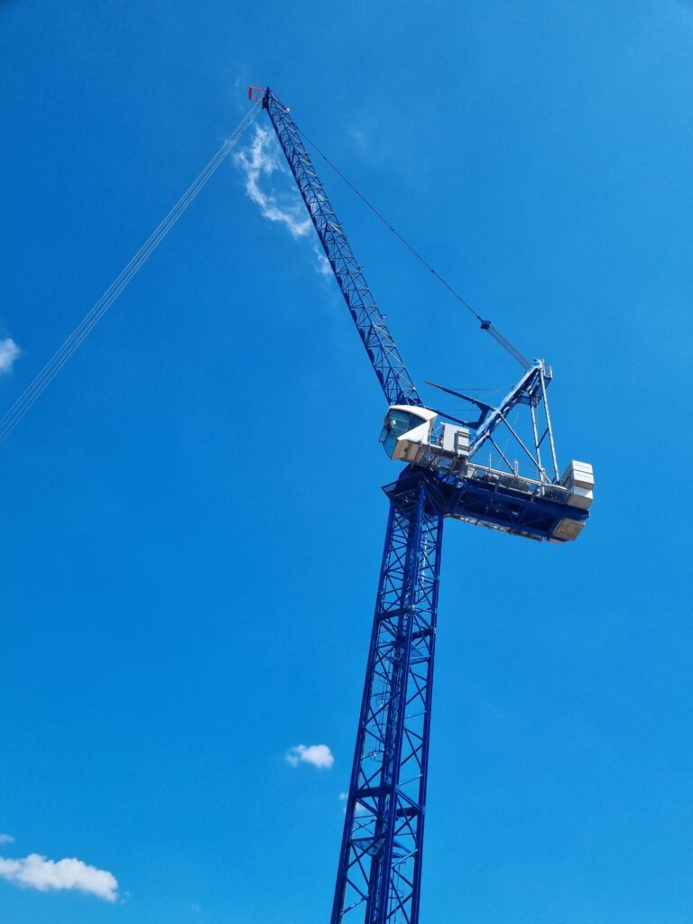 Tower Crane Erection at Trego Road